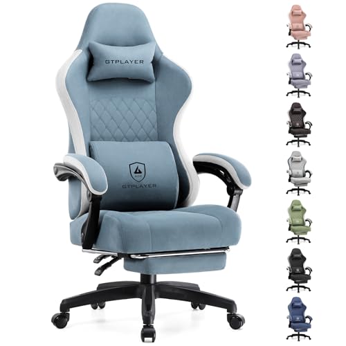 Gaming Chair with Pocket Spring Cushion and Footrest C786