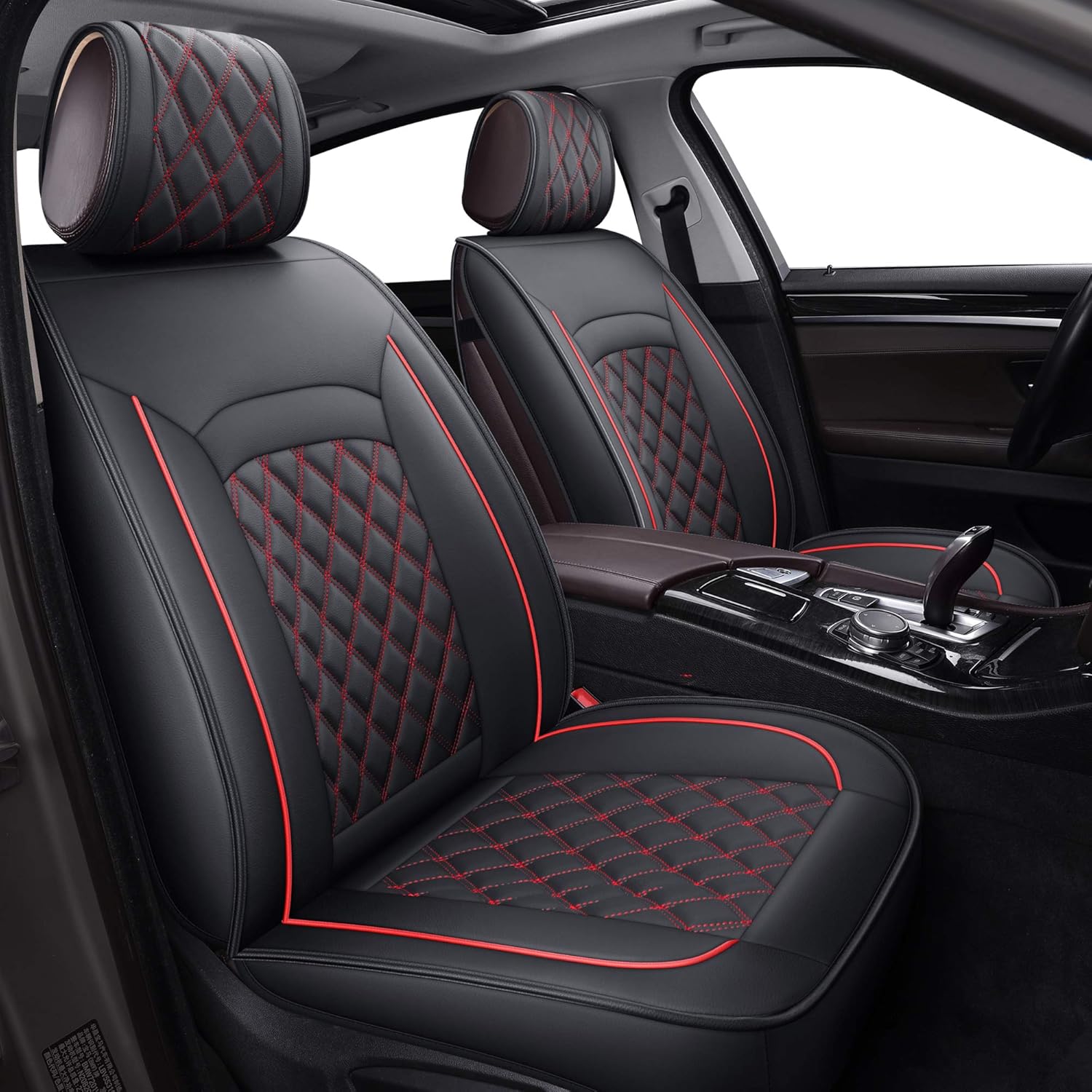 Faux Leather Car Seat Covers K437