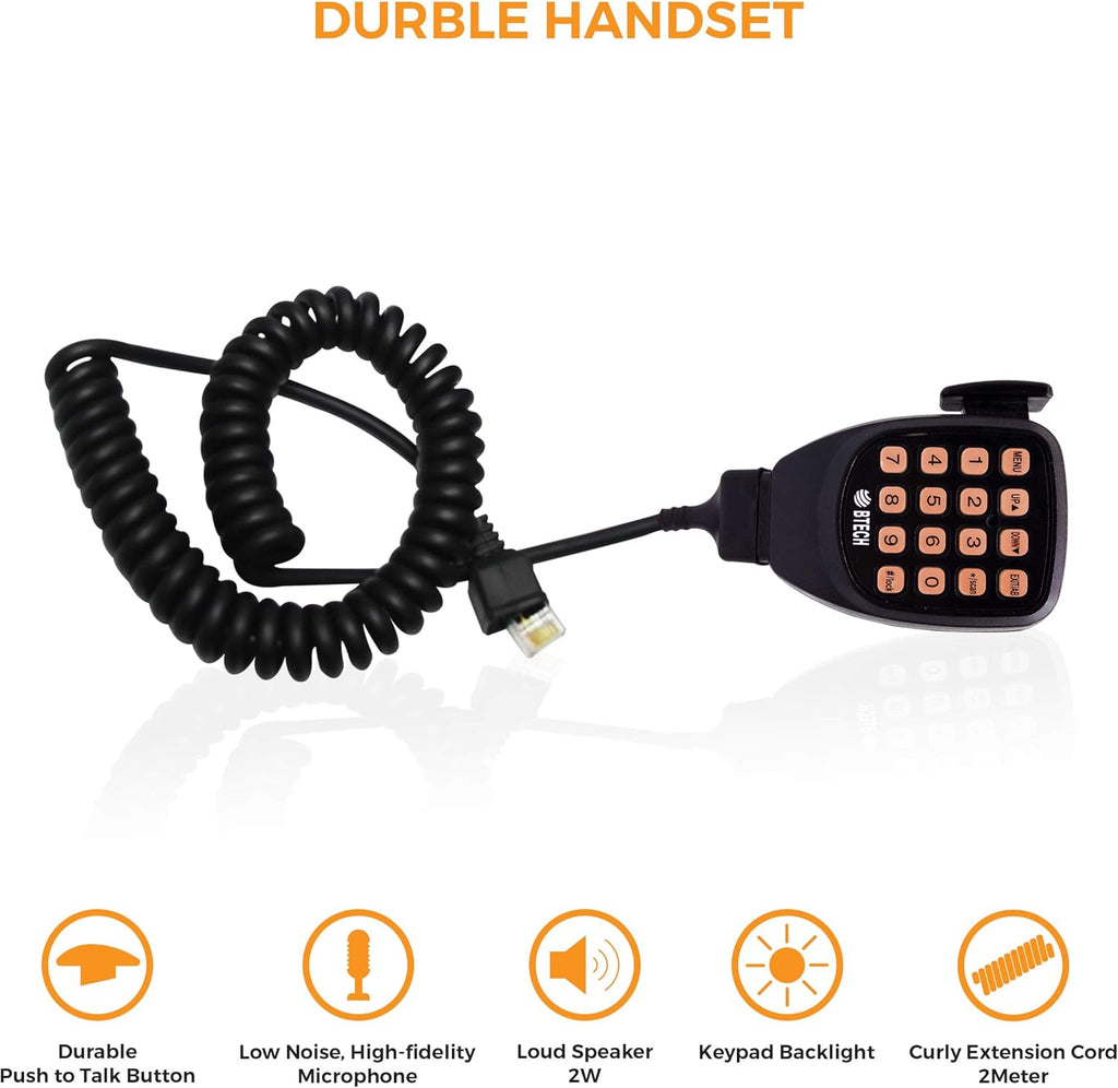 50 Watt GMRS Two-Way Radio with Dual Band Scanning Receiver B9852