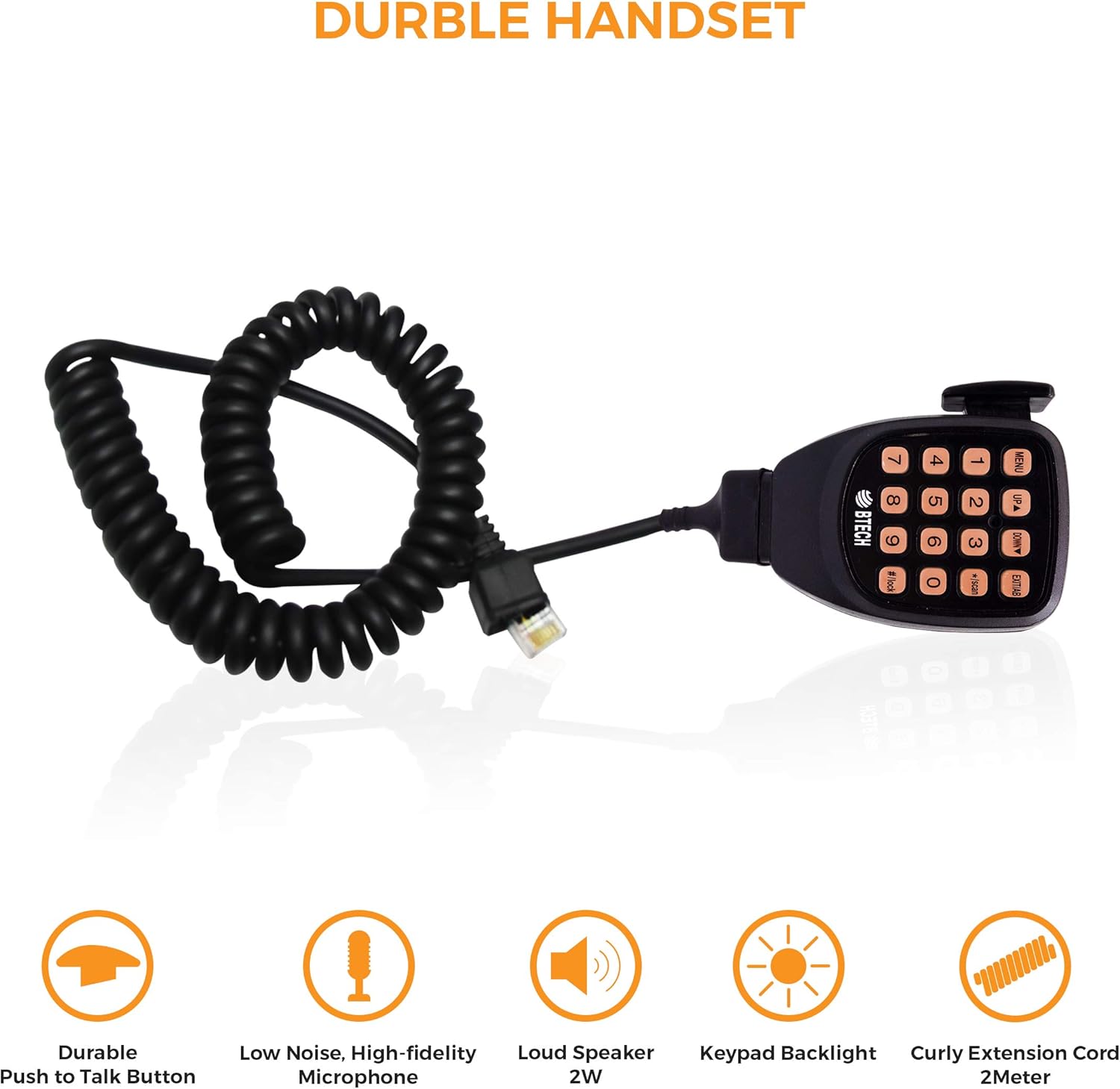 50 Watt GMRS Two-Way Radio with Dual Band Scanning Receiver B9852
