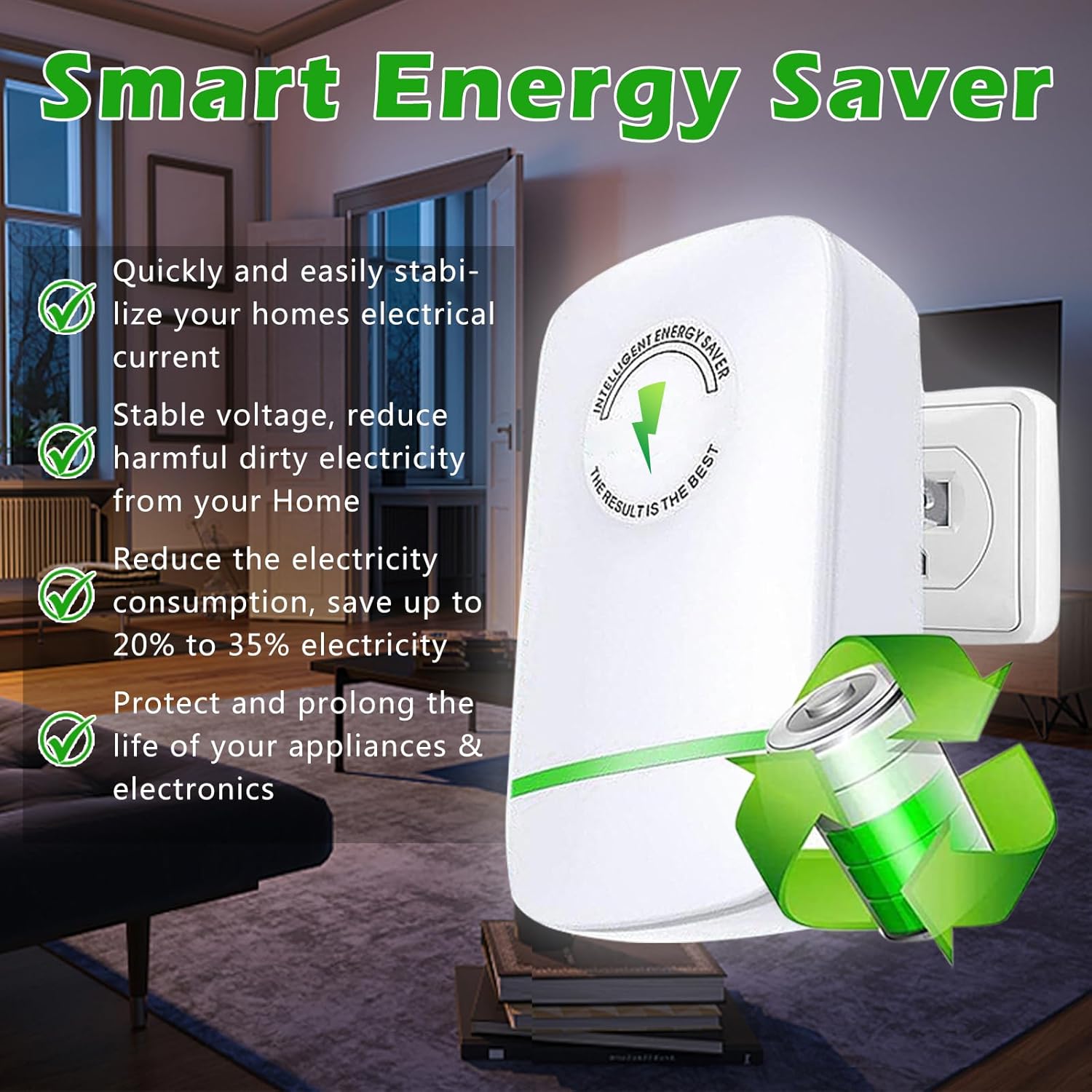 Energy Saving Device US Plug 90V-250V 30KW (6 PCS) Y58354
