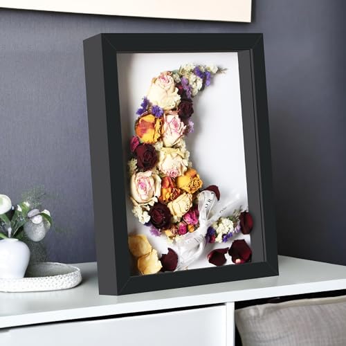 Black Shadow Box Frame 11x14 with Real Glass J89523