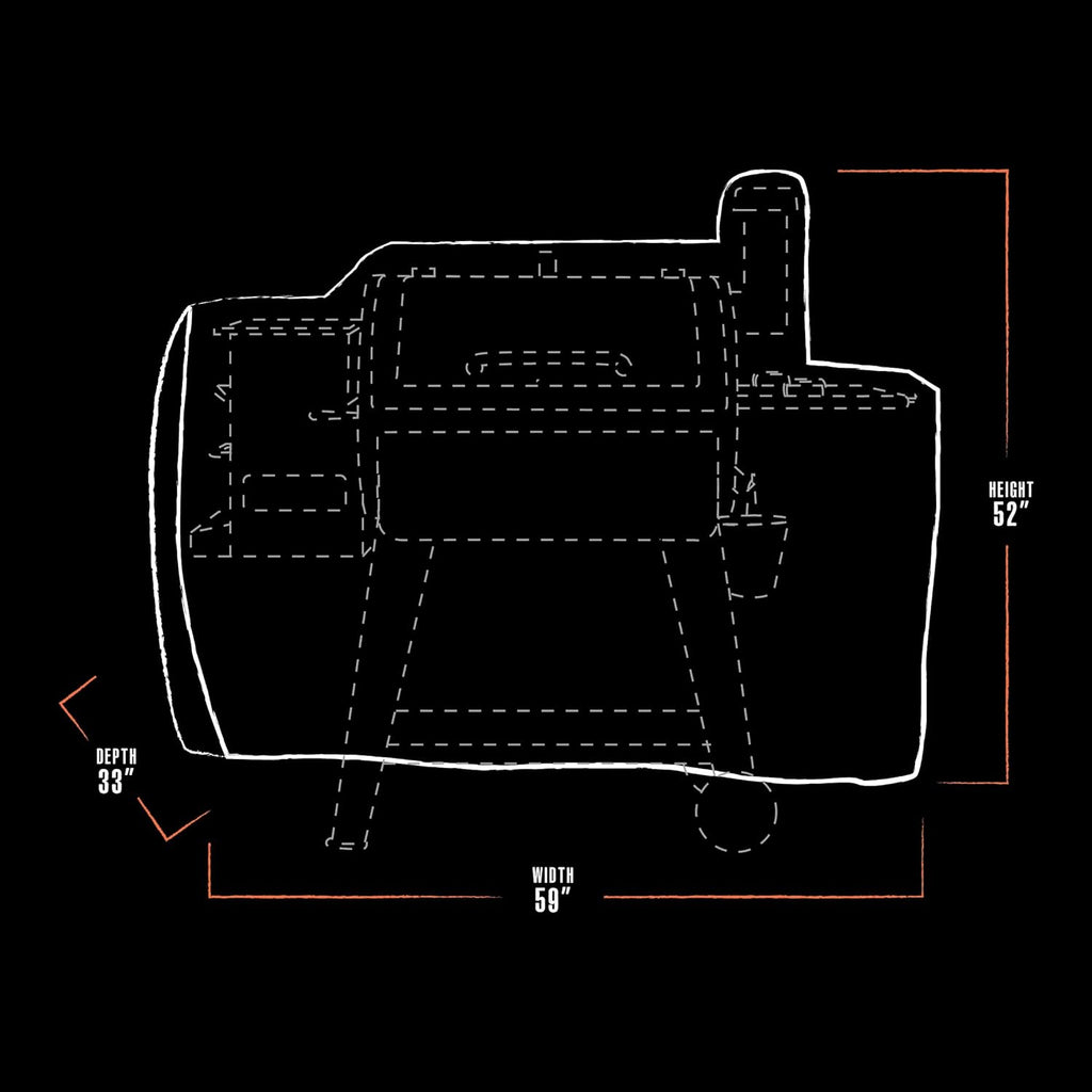 Wood Pellet Grill Cover T1007