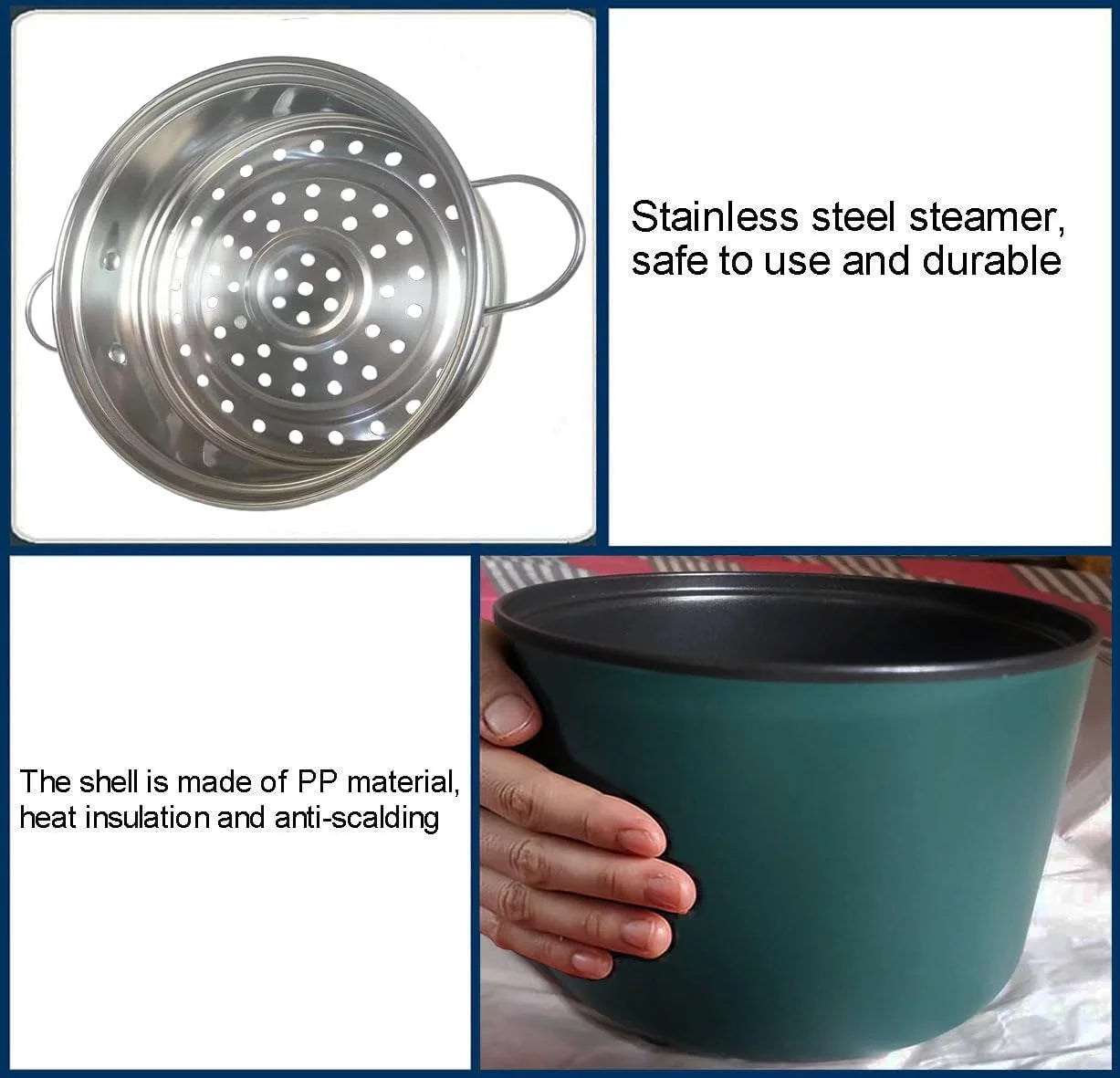 1.8L Non-Stick Electric Hot Pot N412