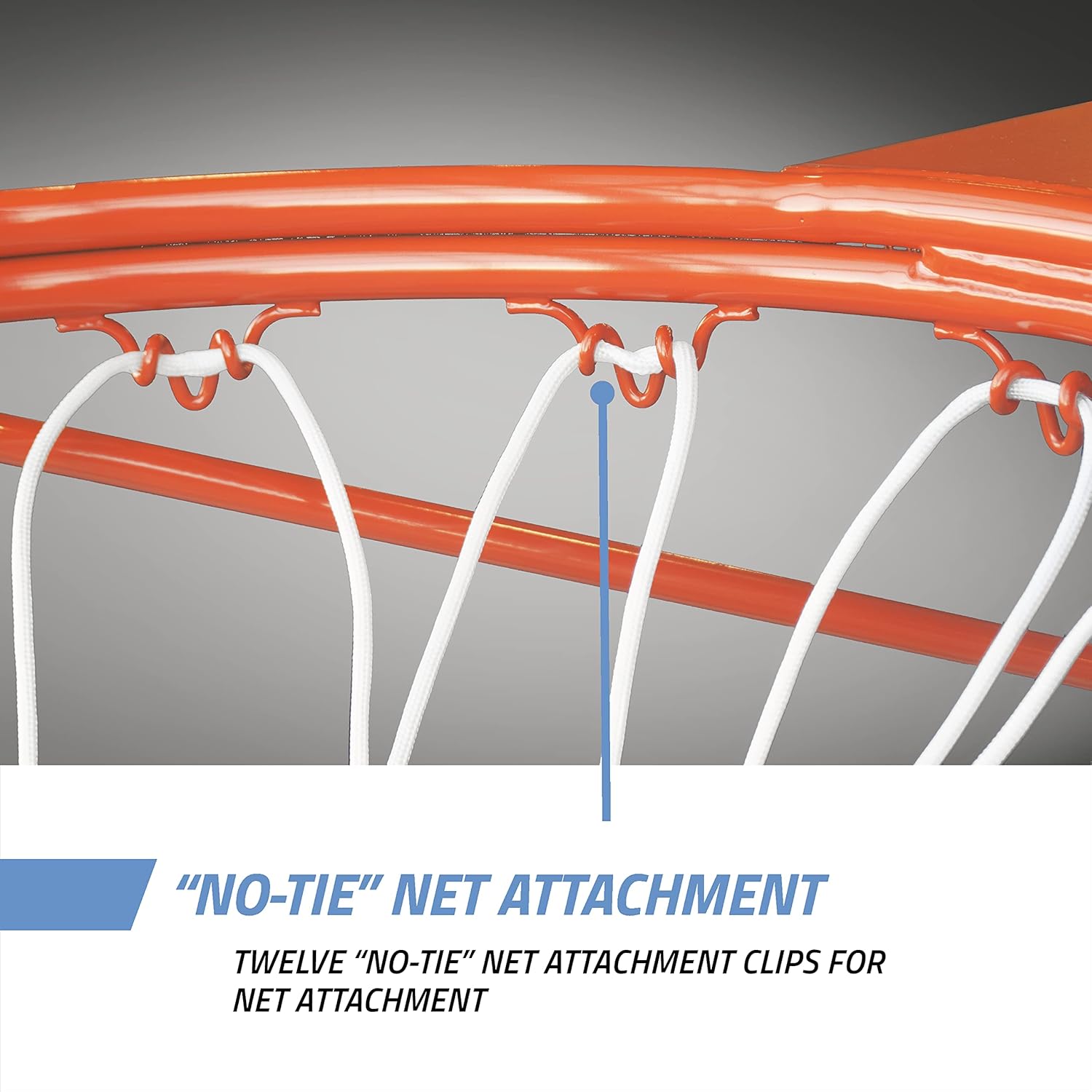 Indoor Basketball Hoop, Front Mount, Wall Mount with Basketball Net S327844