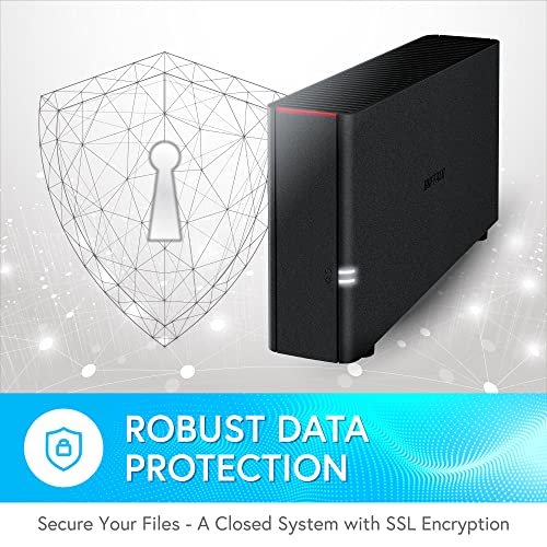 4TB 1-Bay NAS Network Attached Storage with HDD Hard Drives C845613