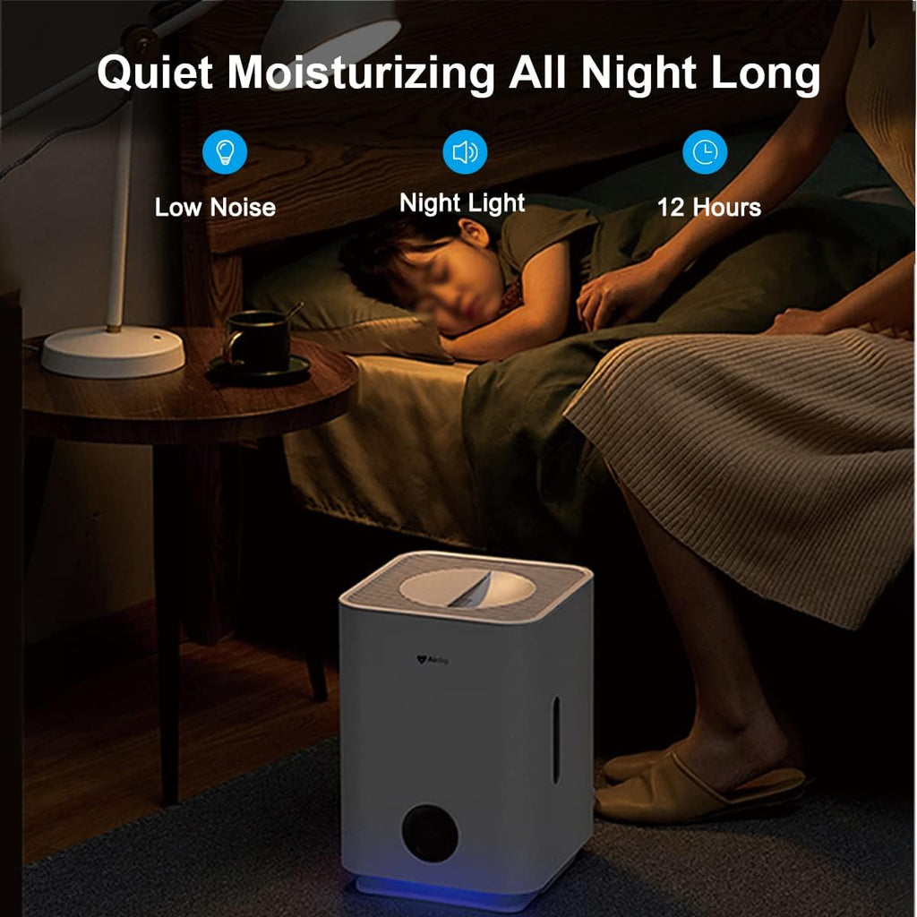 Cool Mist-Free Evaporative Humidifier, 3L Top Fill L639161
