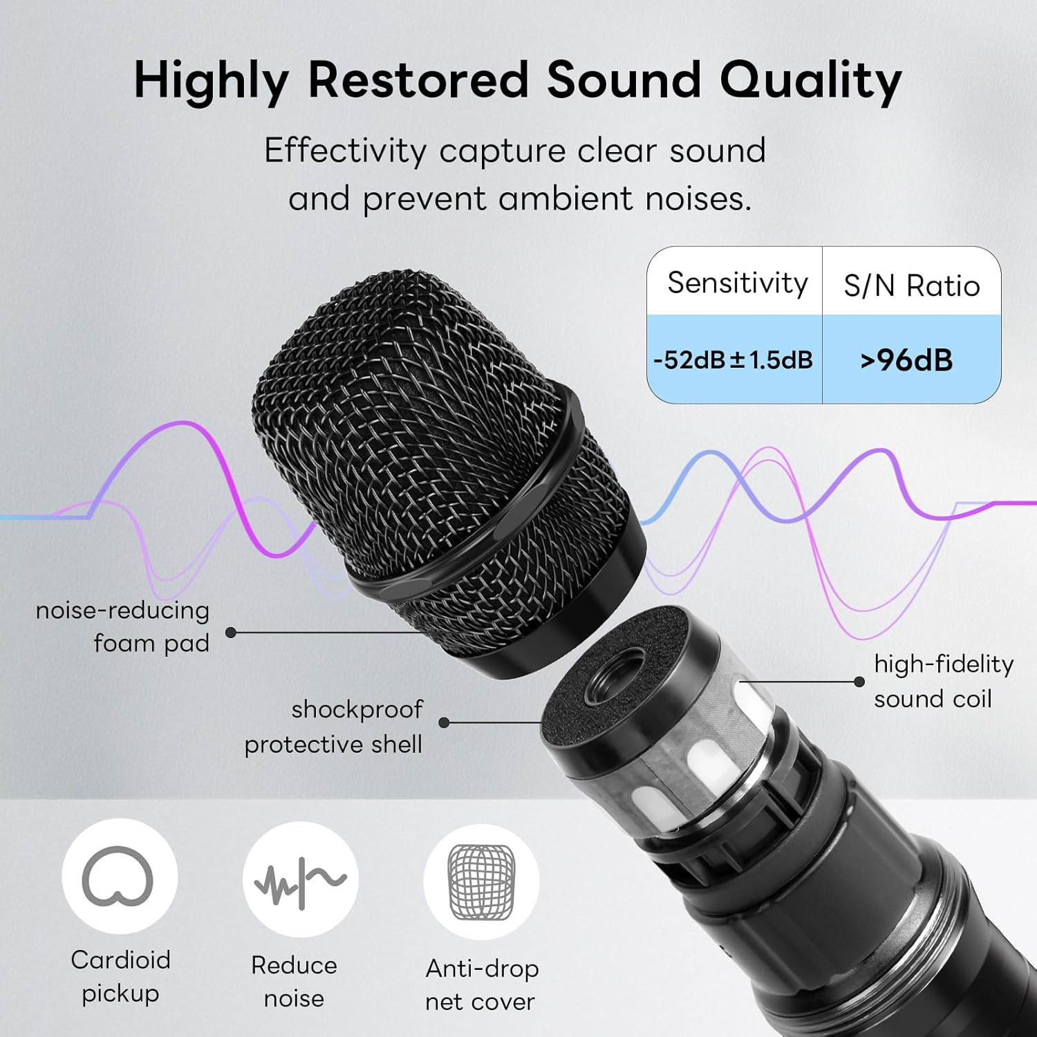 Metal Dual Wireless Microphone System V231