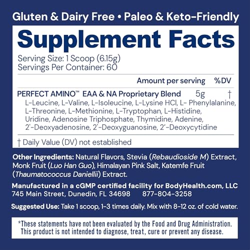 Vanilla Amino Acid Powder, 30 Servings T591256