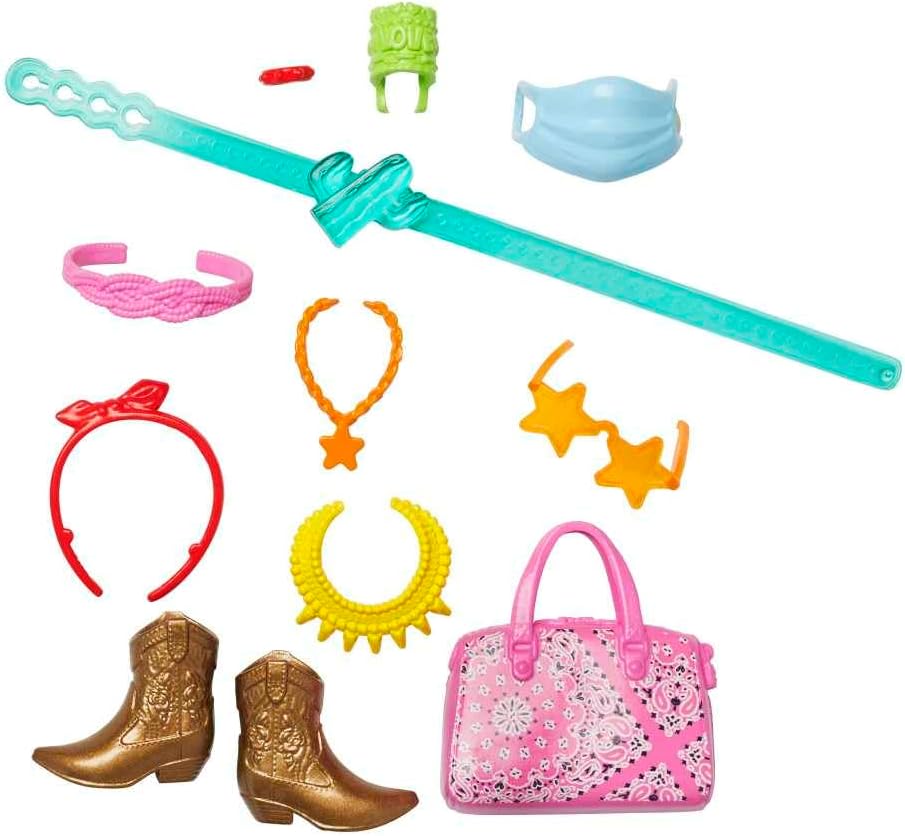 11 Piece Barbie Accessories Travel Pack Q354762