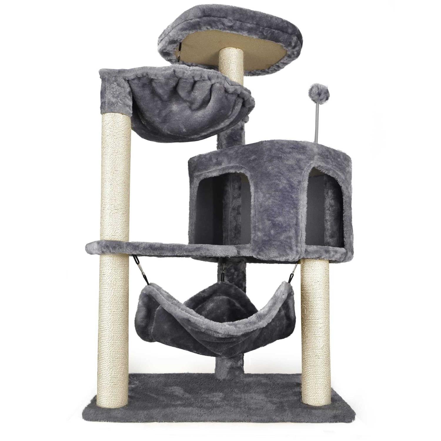 Cat Tree with Cat Condo and Hammock N5851