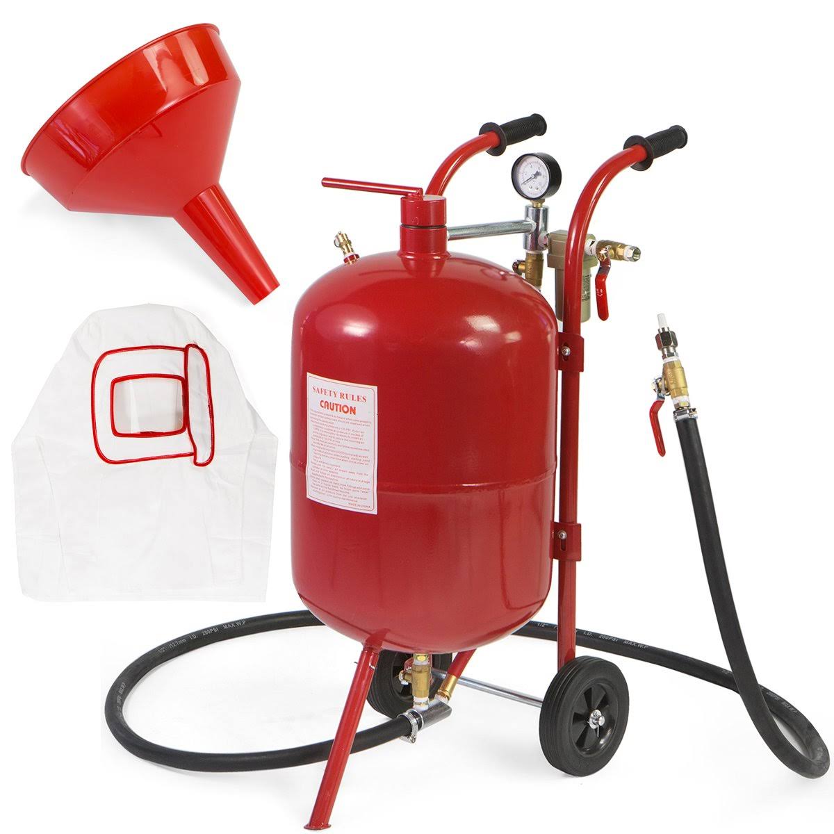 Red 10 Gallon Air Sand Blaster Y103595