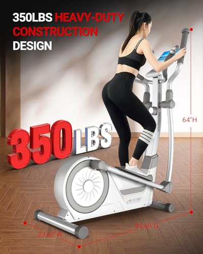 Magnetic Elliptical Exercise Machine with 16-Level Resistance Control F7380