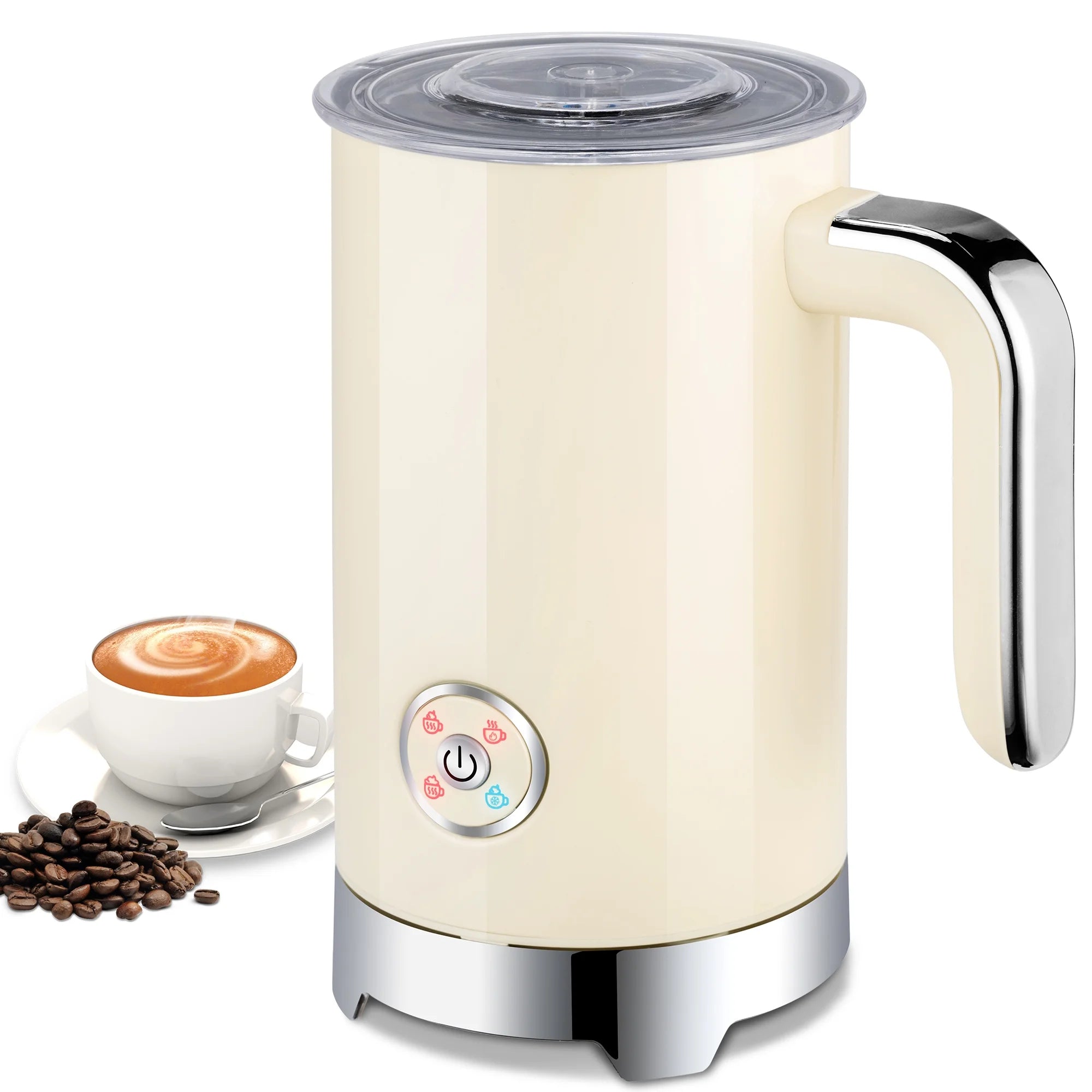 Electric Milk Frother and Steamer with 4 Settings Q89967