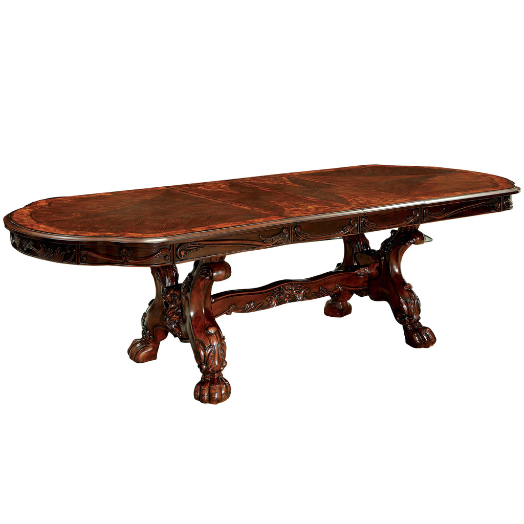 Cherry Solid Wood 7-Piece Dining Table Set A11809