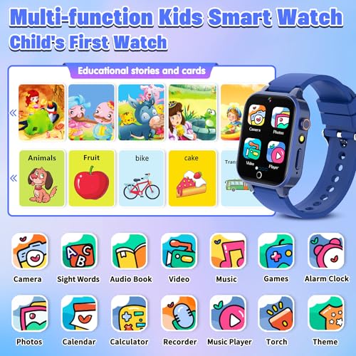 Kids Smart Watch with 26 Games, HD Camera, Touchscreen P764017