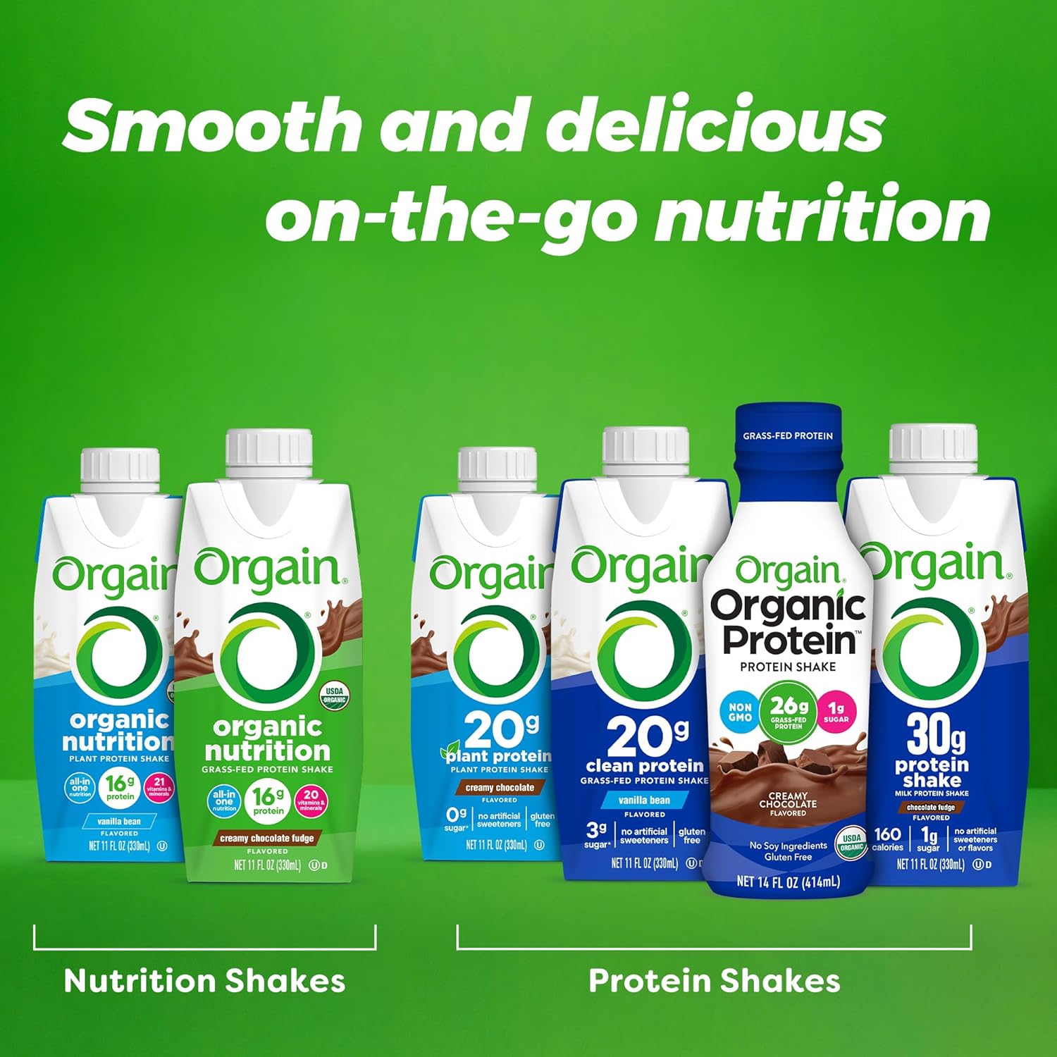 11 Fl Oz Pack of 12 Chocolate Fudge Protein Shake K4994