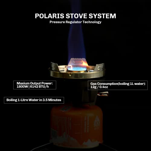 Portable Camping Backpacking Stove with Micro Regulated Valve B111066