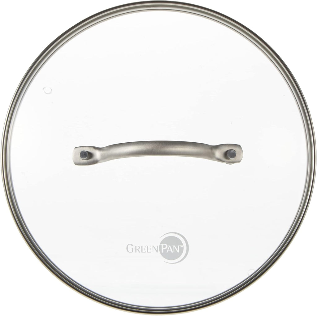 8" Hard Anodized Ceramic Nonstick Frying Pan with Glass Lid V112