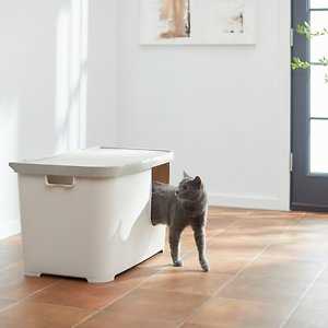 Multi-Function Covered Cat Litter Box, 29-in, With Tray S683