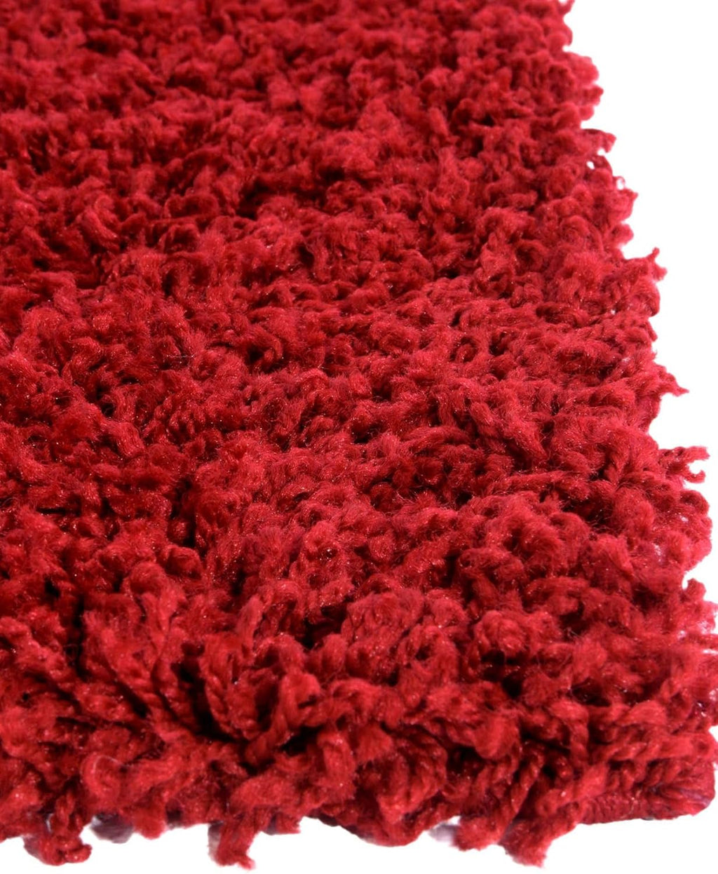 8' x 11' Cherry Red Shag Rug R1734