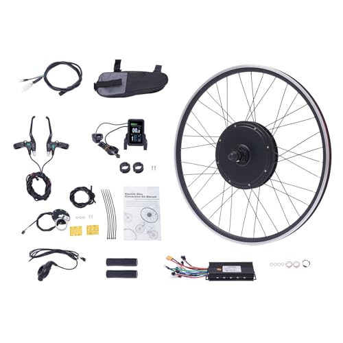 48V 1000W 700C 28"/29" Front/Rear Wheel Electric Bicycle Hub Kit with LCD Display & PAS E869091