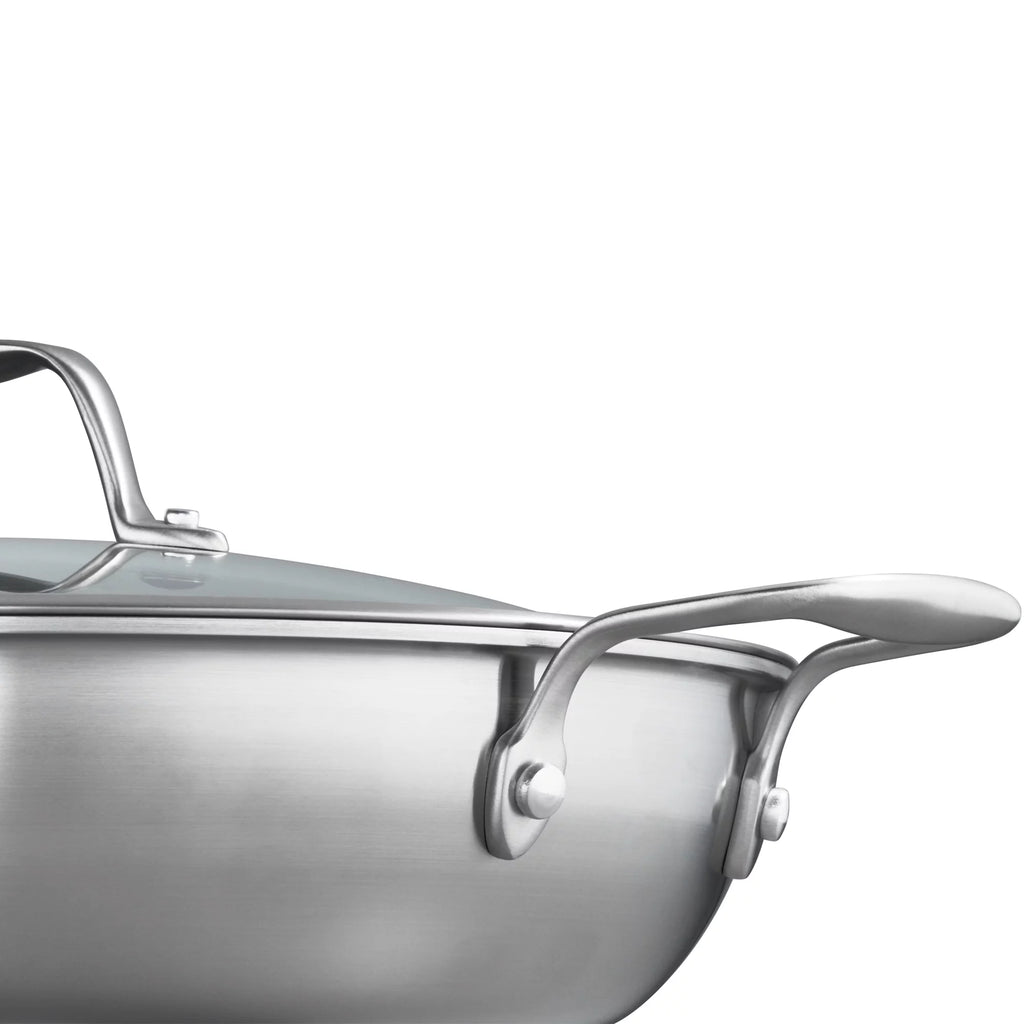 3-ply Stainless Steel Ceramic Nonstick Braiser Y7996
