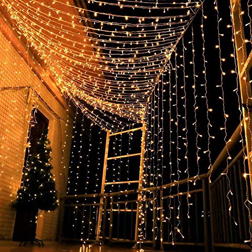 300 LED Curtain String Light, Warm White X677