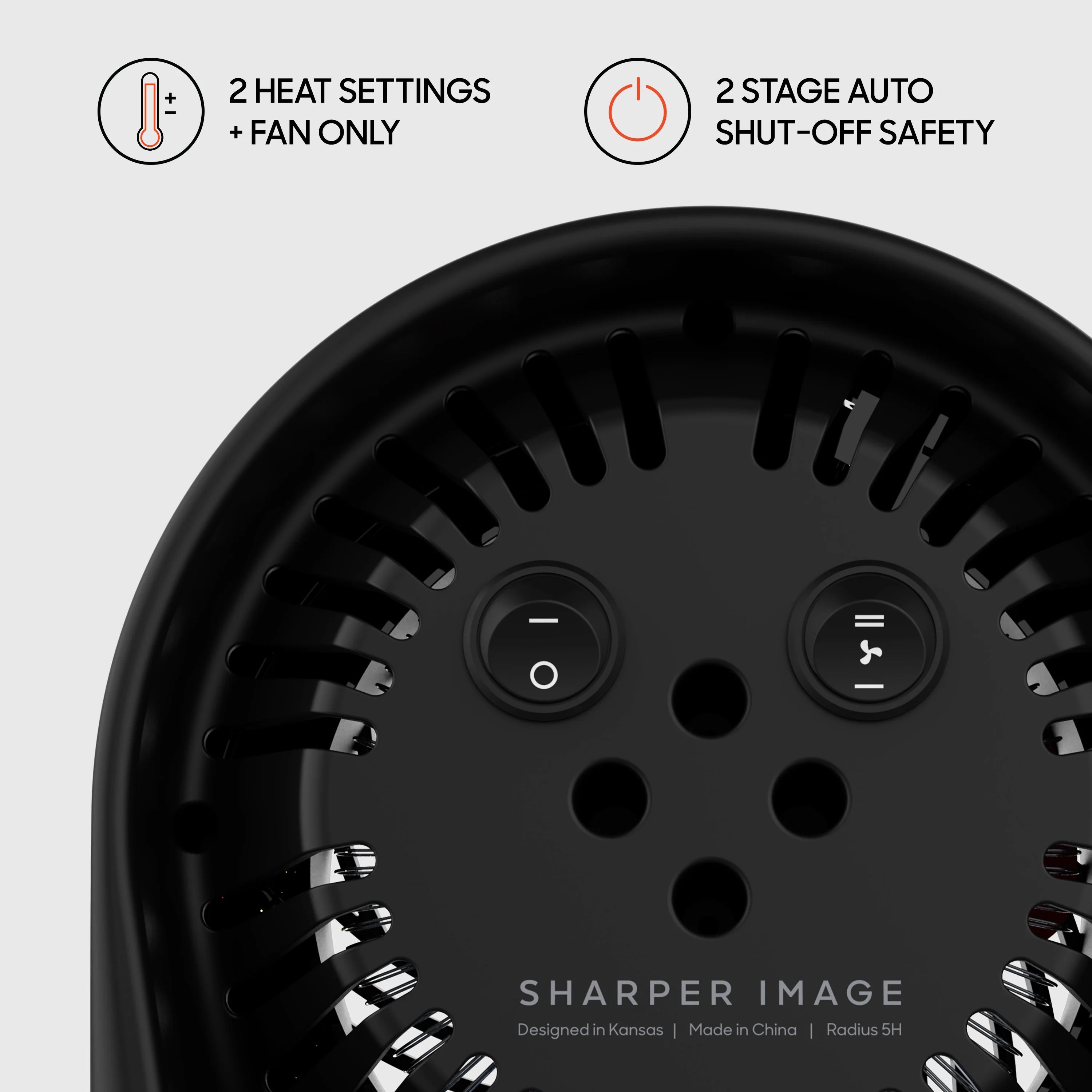 Black Personal Space Heater I89335