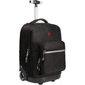Black Wheeled Rolling Backpack Small Suitcase Carry-on Trolley Bag N6659