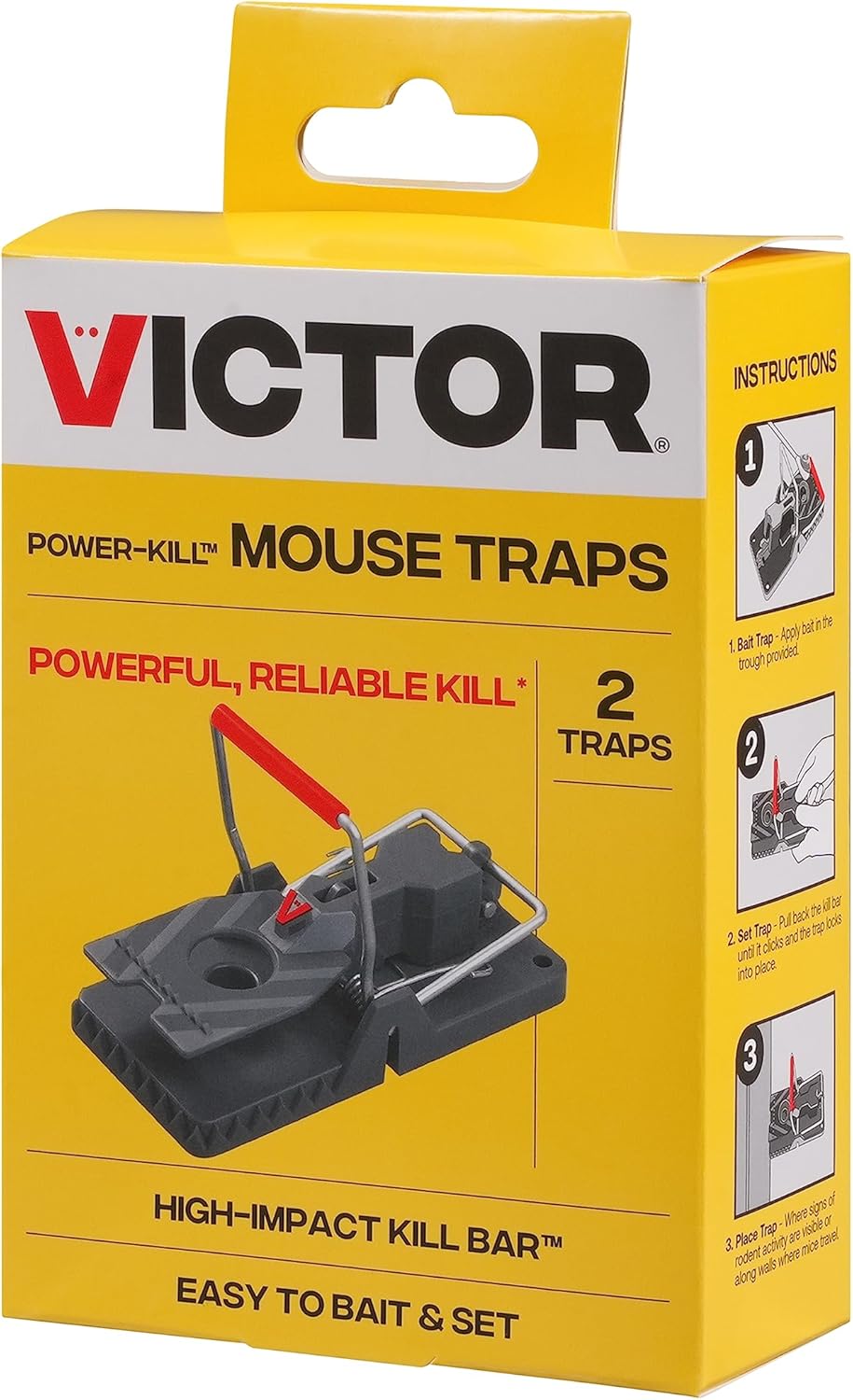 2 Reusable Mouse Traps F12140