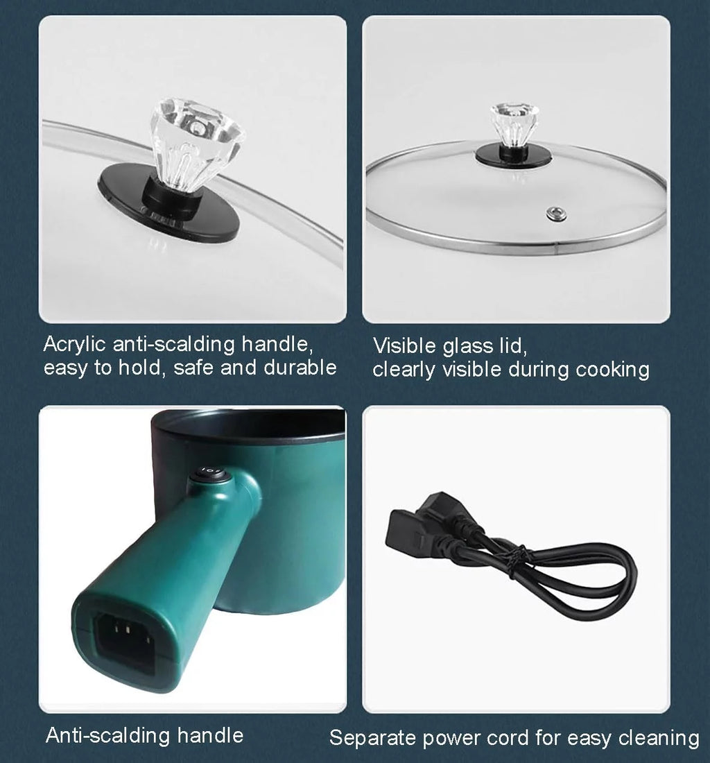 1.8L Non-Stick Electric Hot Pot N412