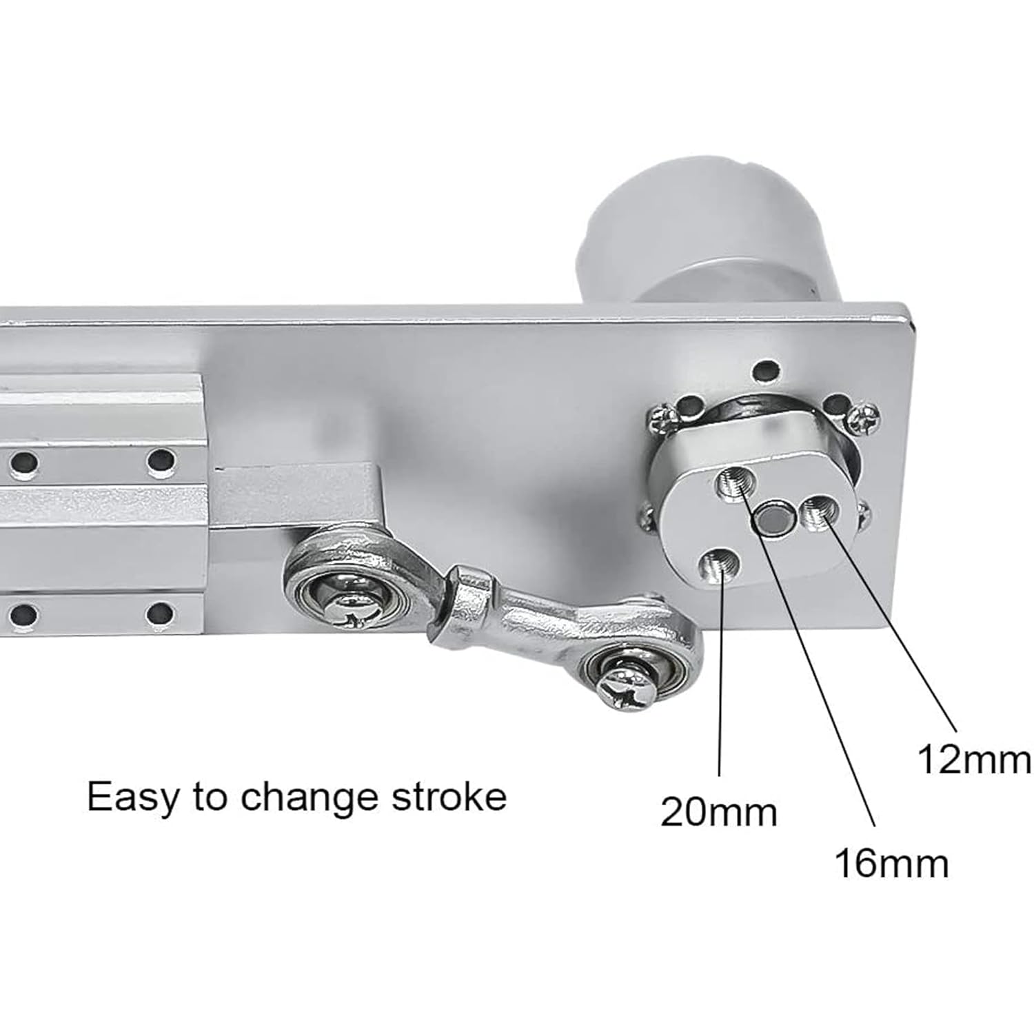 60RPM Adjustable Stroke 12/16/20mm DC Electric Motor N5838