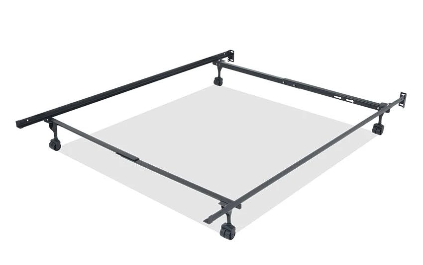 Twin/Full Metal Bed Frame with Casters F926832