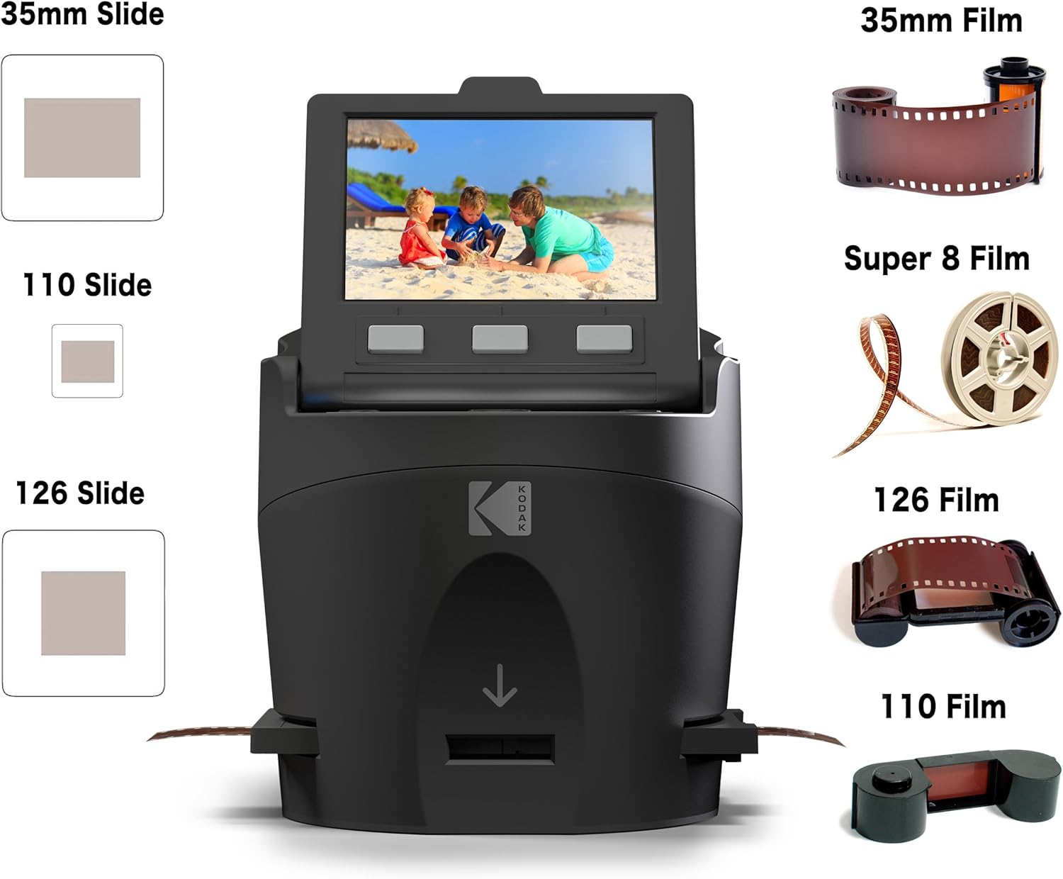 Digital Film & Slide Scanner with 3.5 LCD L1839