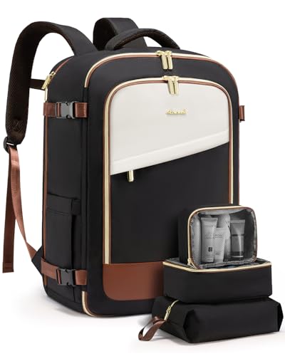 40L Waterproof Travel Backpack with 3 Packing Cubes K339