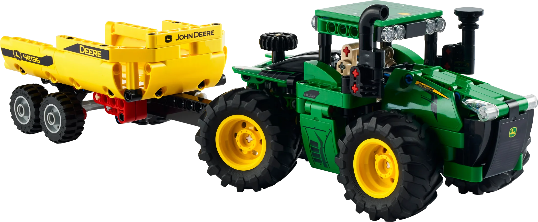 LEGO Technic 4WD Tractor Toy 42136 Building Toy with Trailer S7155