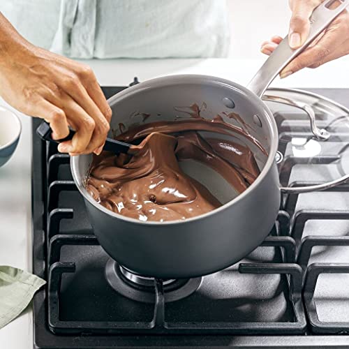 5QT Hard Anodized Ceramic Nonstick Saute Pan with Lid, Gray W406