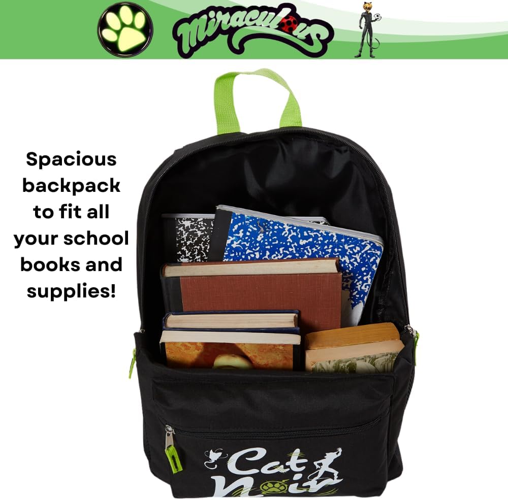 16 inch Black Backpack V1558
