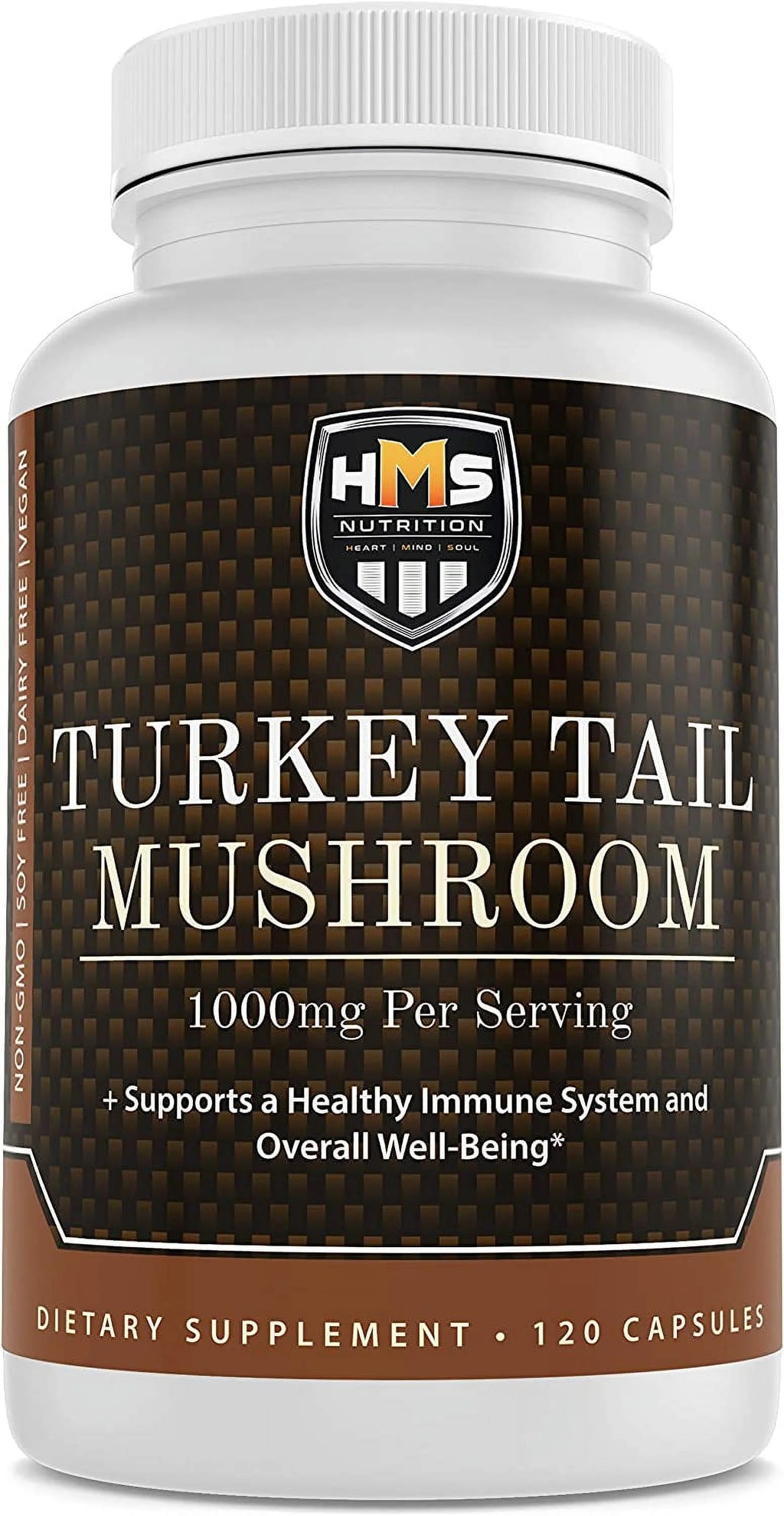 Turkey Tail Mushroom 120 Capsules 1000mg I340586