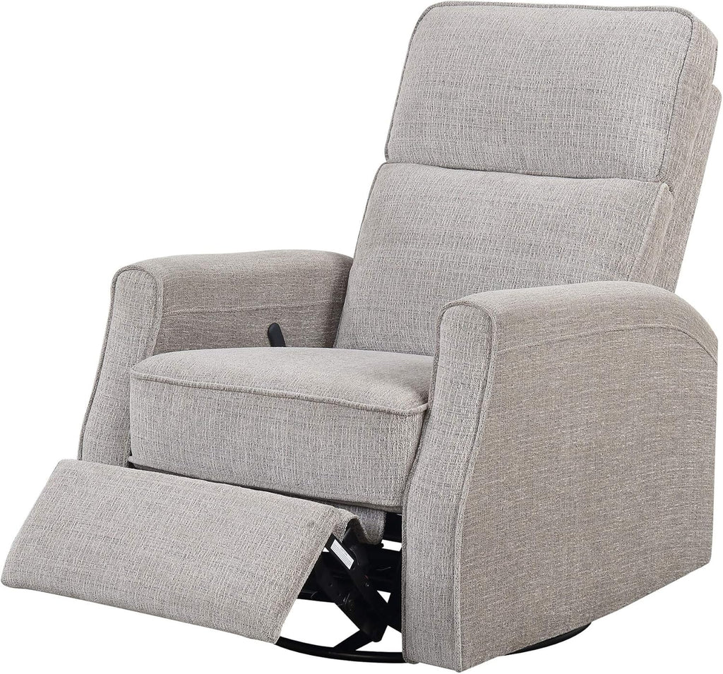 Gray Swivel Recliner Glider I1625