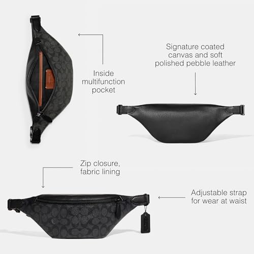 Charcoal Signature Belt Bag J68891