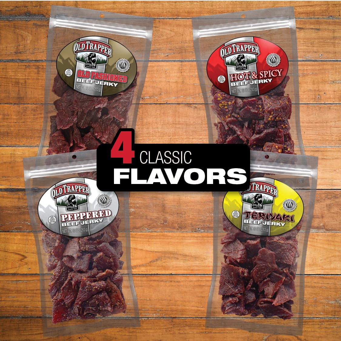 Spicy Beef Jerky, 10 Ounce H537907