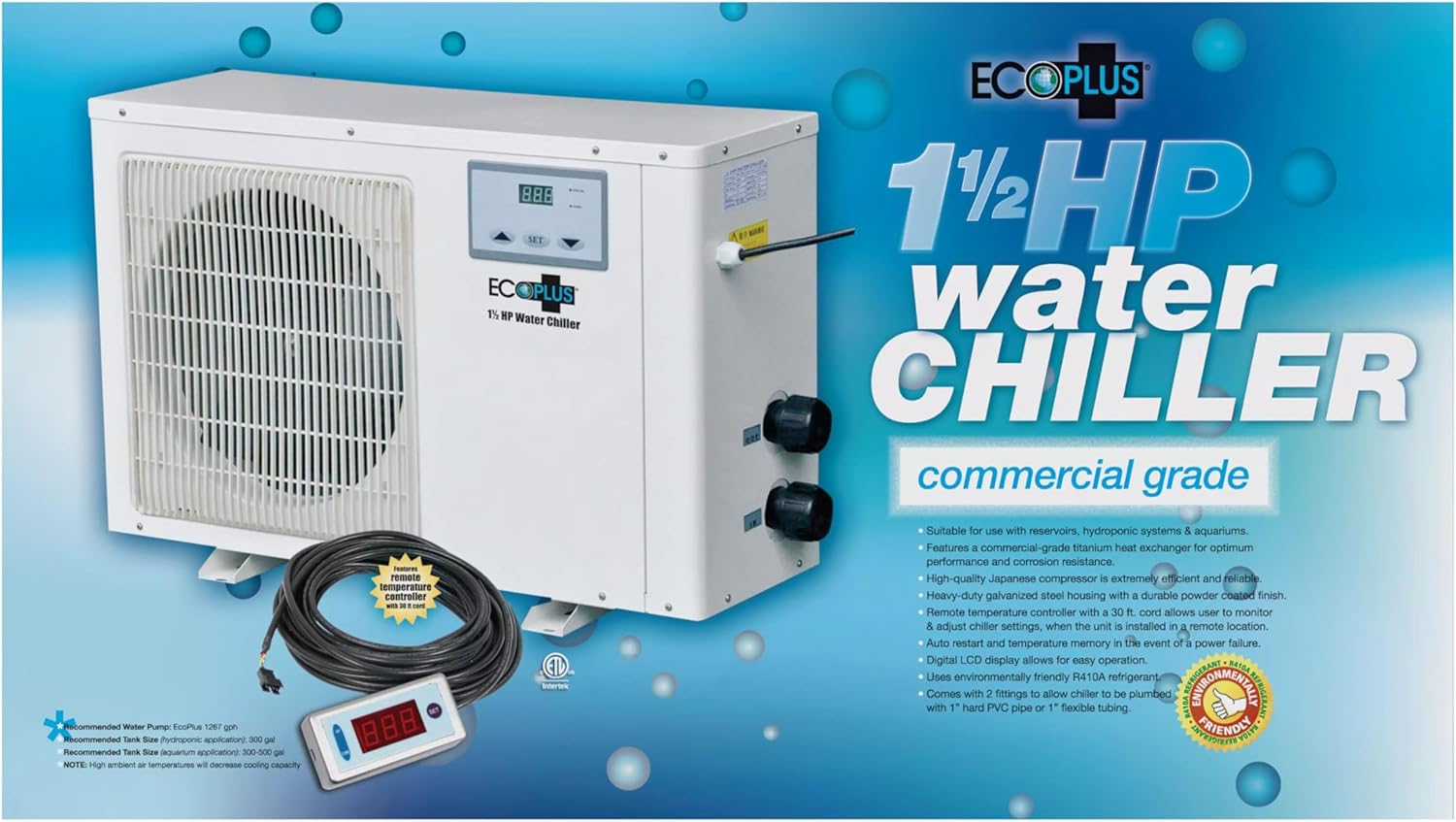 1 ½ HP Water Chiller B329