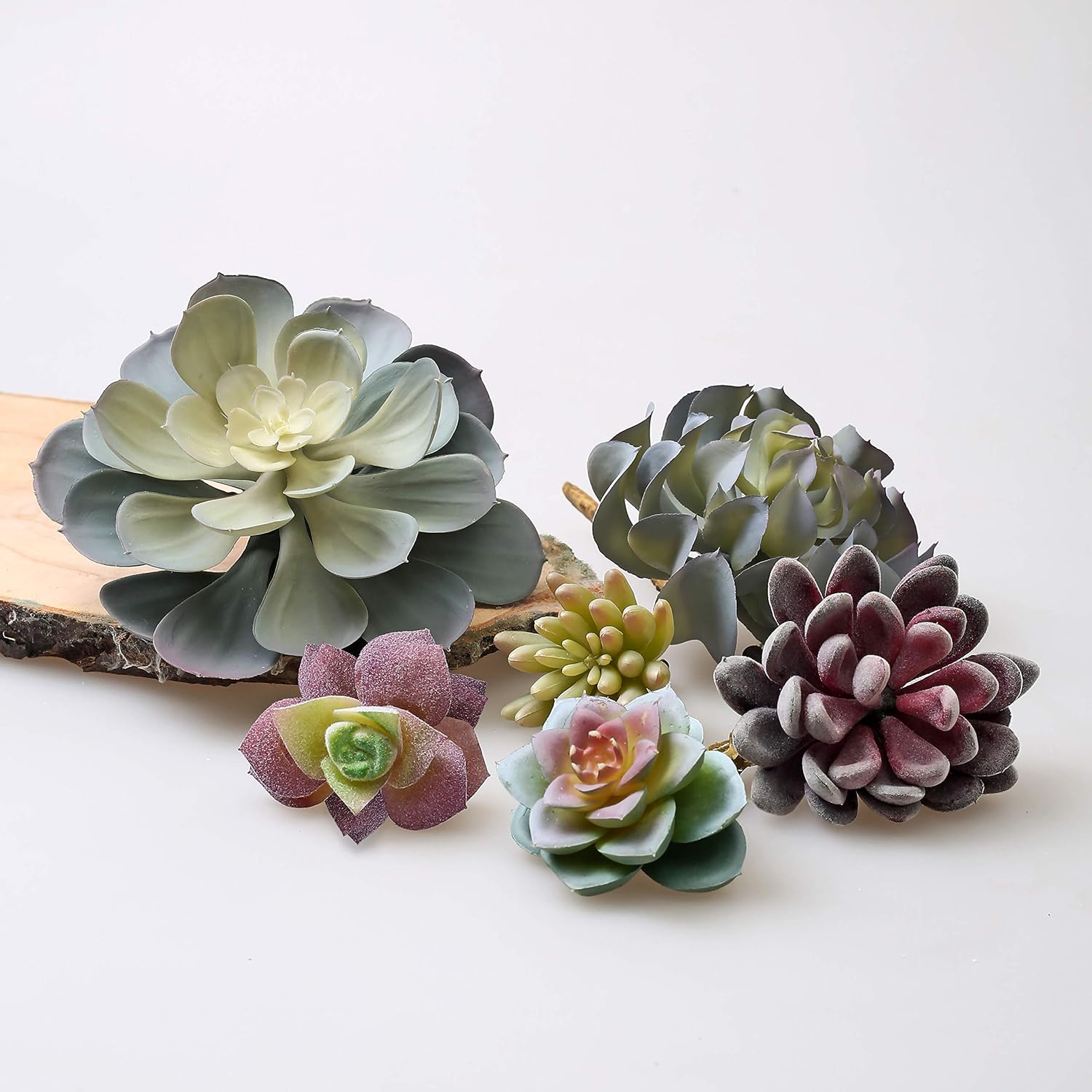 15 Pack Artificial Succulent Plants G290567
