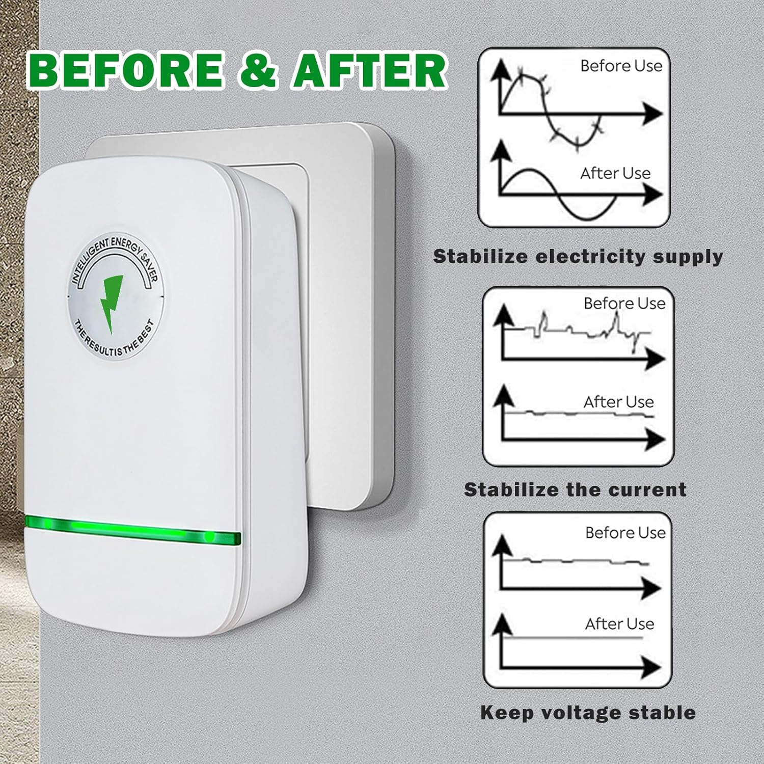 Energy Saving Device US Plug 90V-250V 30KW (6 PCS) Y58354