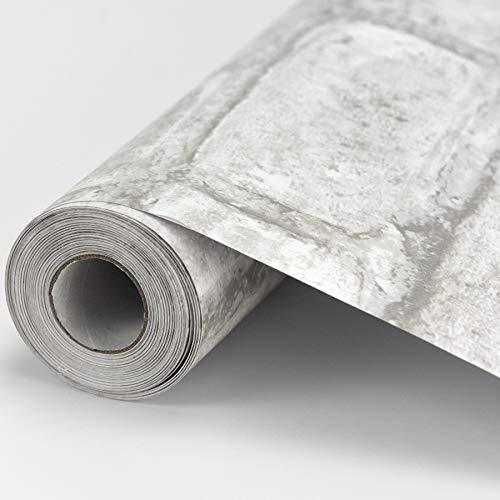 White & Off-White Peel Stick Wallpaper C150