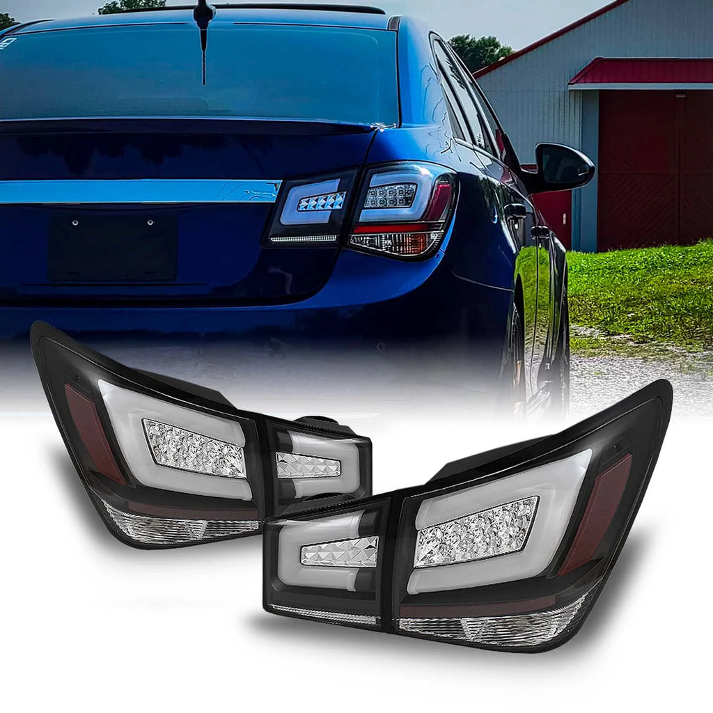 Black Bezel Full LED Tail Lights 4pcs Set G111016