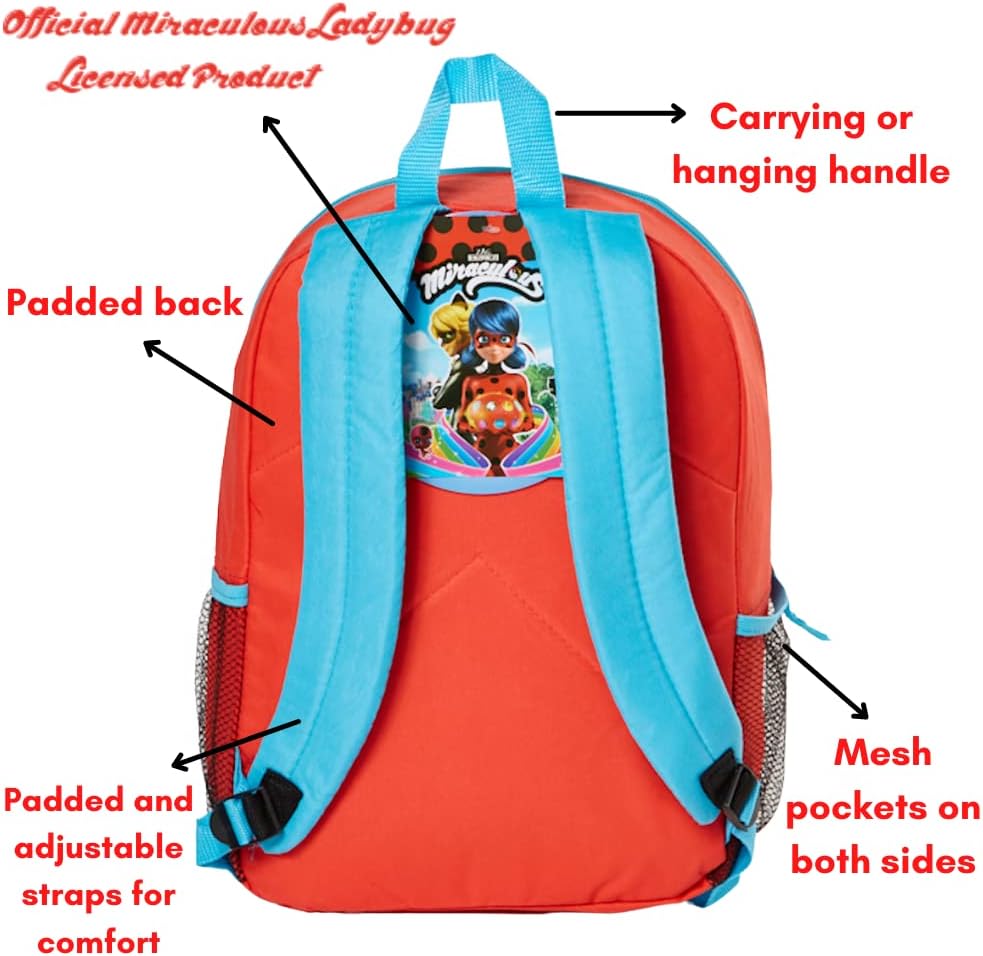 5 Pc Backpack Set with Lunch Bag & Pencil Case P37589
