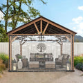 8×20FT Clear PVC Waterproof Tarp Curtain V137